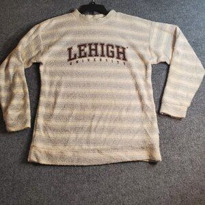 Wooly Threads LEHIGH Womens Shirt Ivory Sweatshirt Size Large L